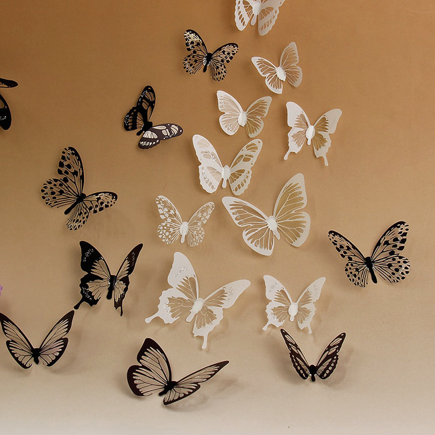 Как легко и быстро сделать красивых бабочек из бумаги: разные способы своими руками