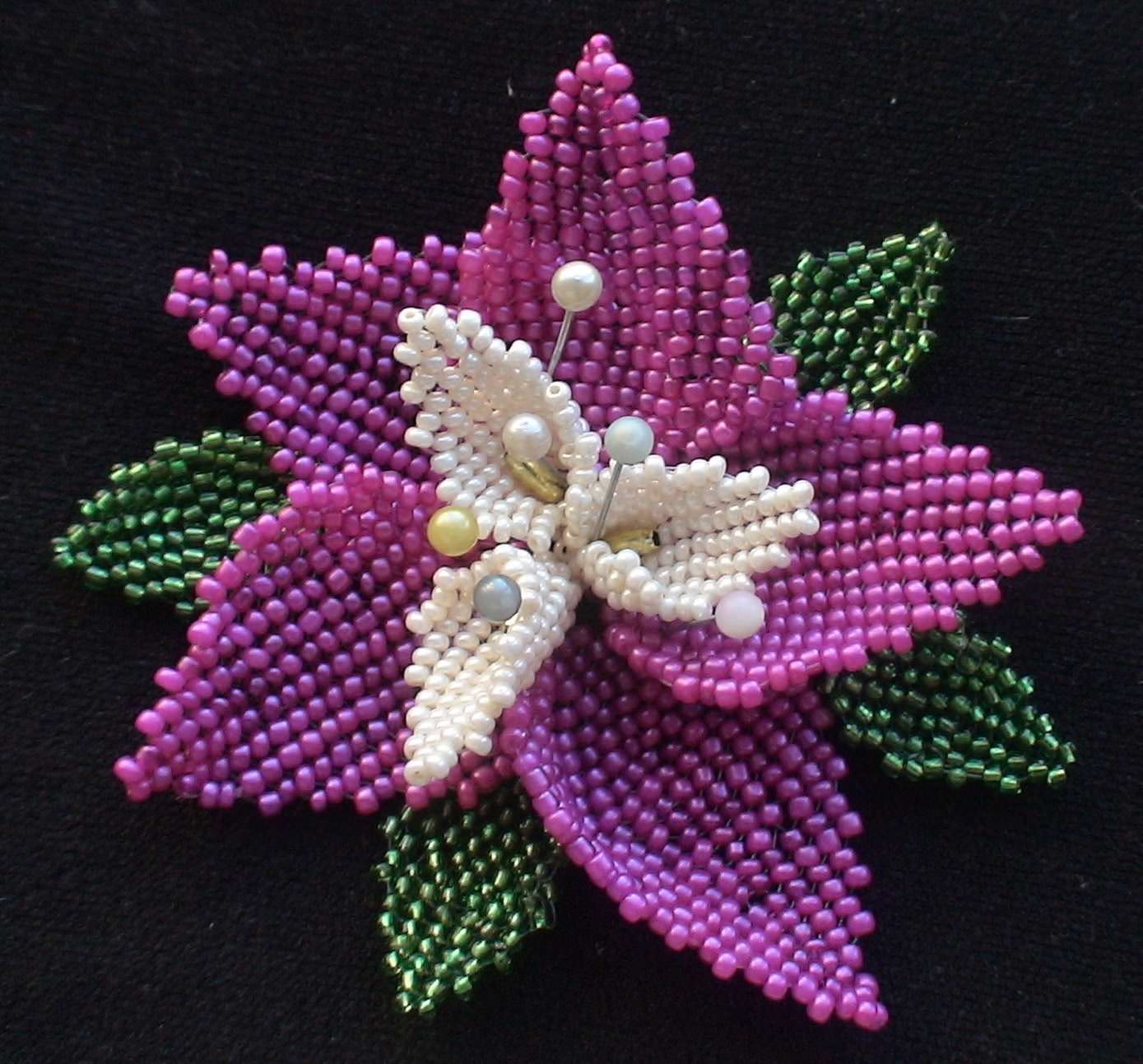 Мозаичное плетение бисером для начинающих, пошаговое описание, фото