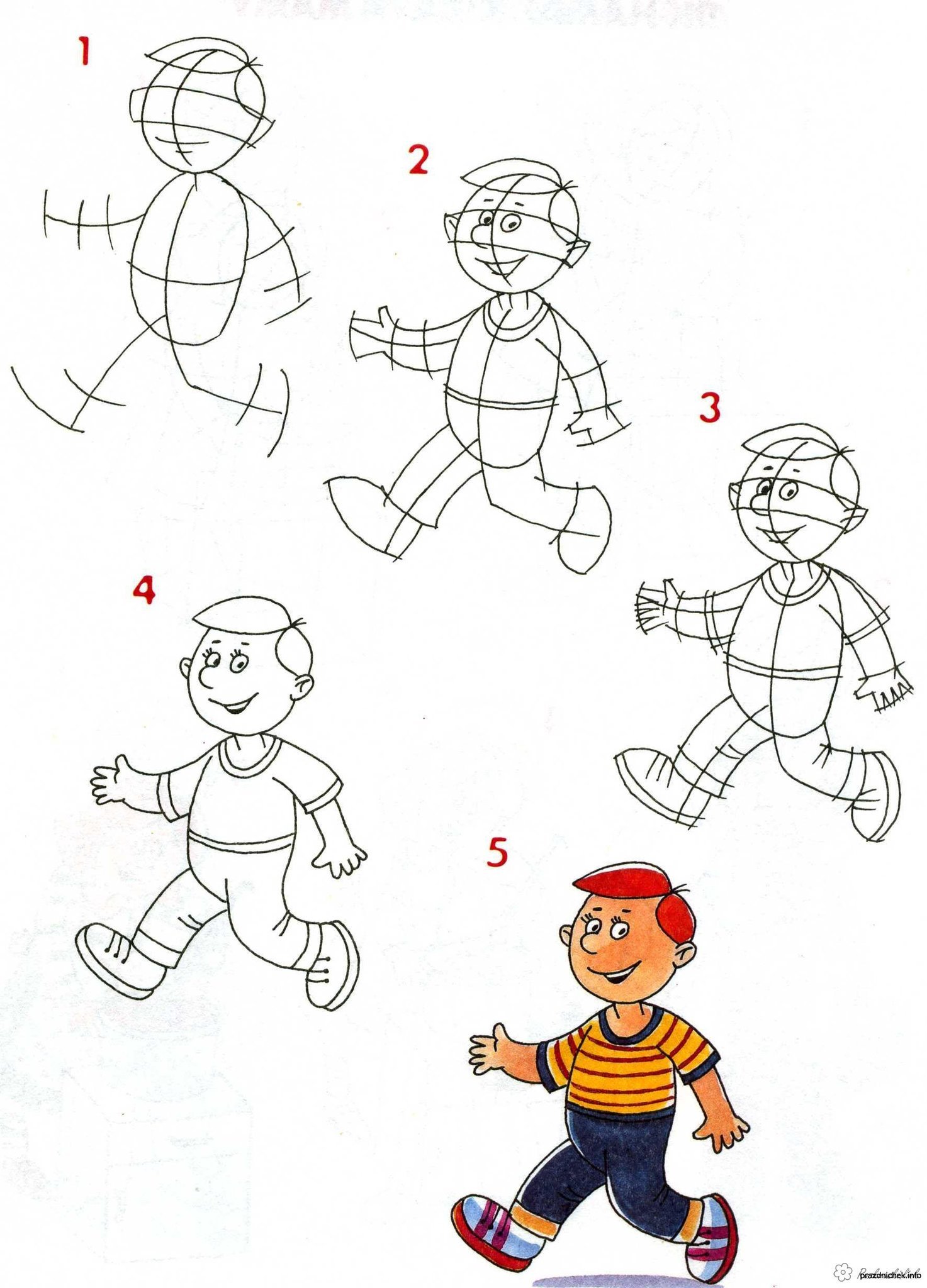 Как нарисовать мальчика пошагово карандашом: мастер-класс