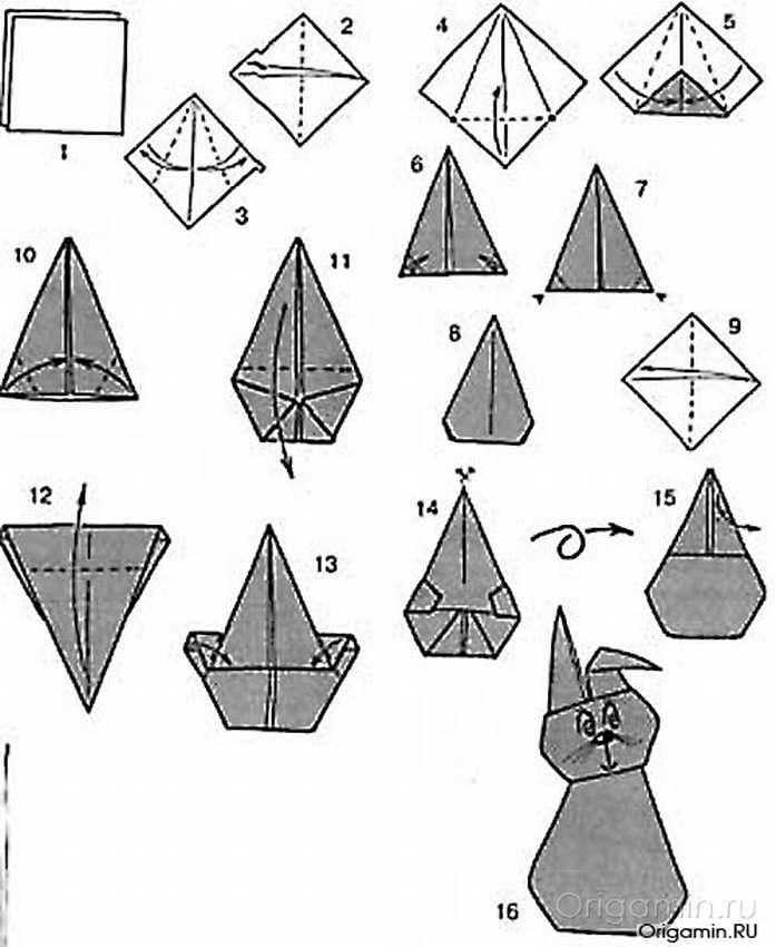 Заяц оригами: интересный урок для всей семьи – 1st-finstep.ru