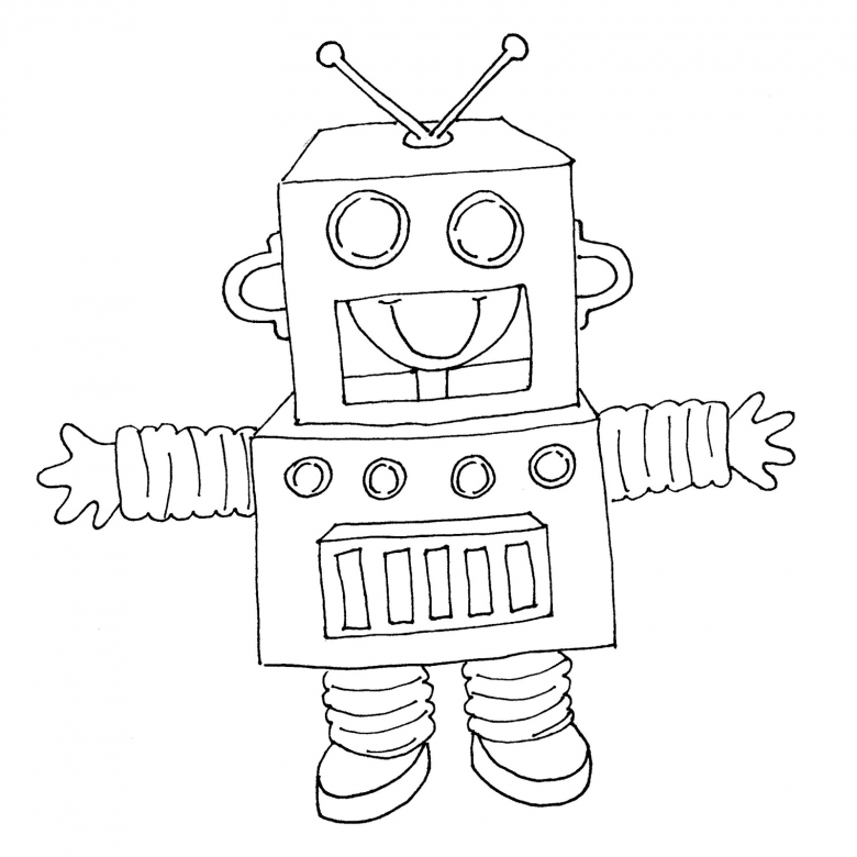 Как нарисовать робота - wikihow