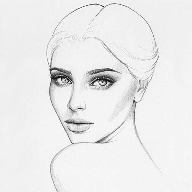 Как рисовать портрет карандашом поэтапно? :: syl.ru