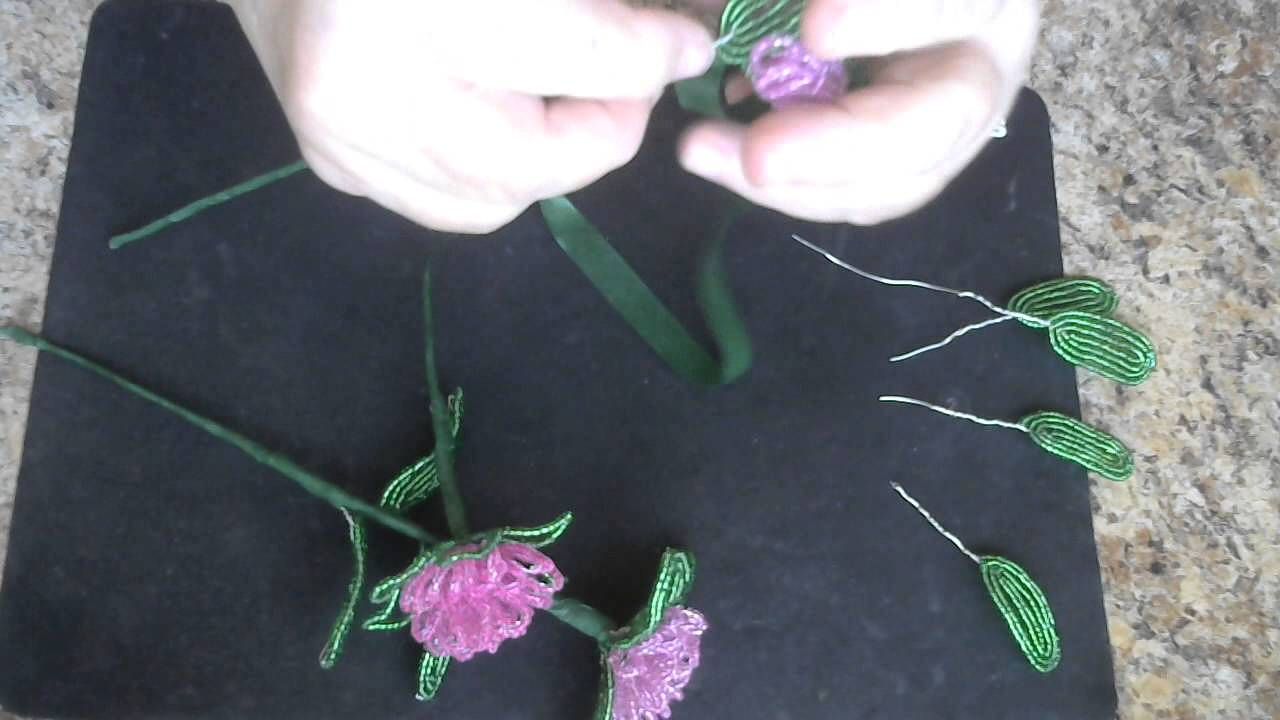 Листья из бисера техника плетения основных видов (видео)