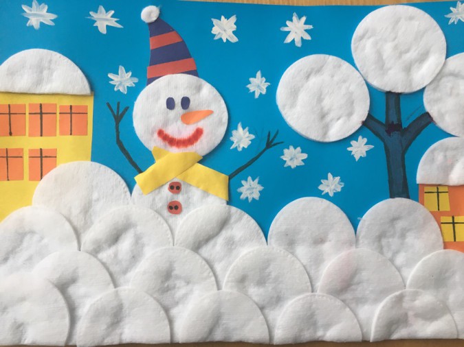Снеговик своими руками на новый год: поделки в детский сад и школу