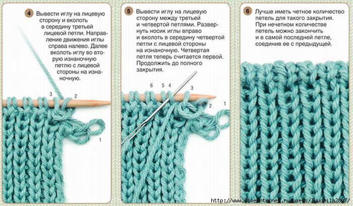 Как закончить вязание спицами красиво — шапки, шарфа и других изделий?