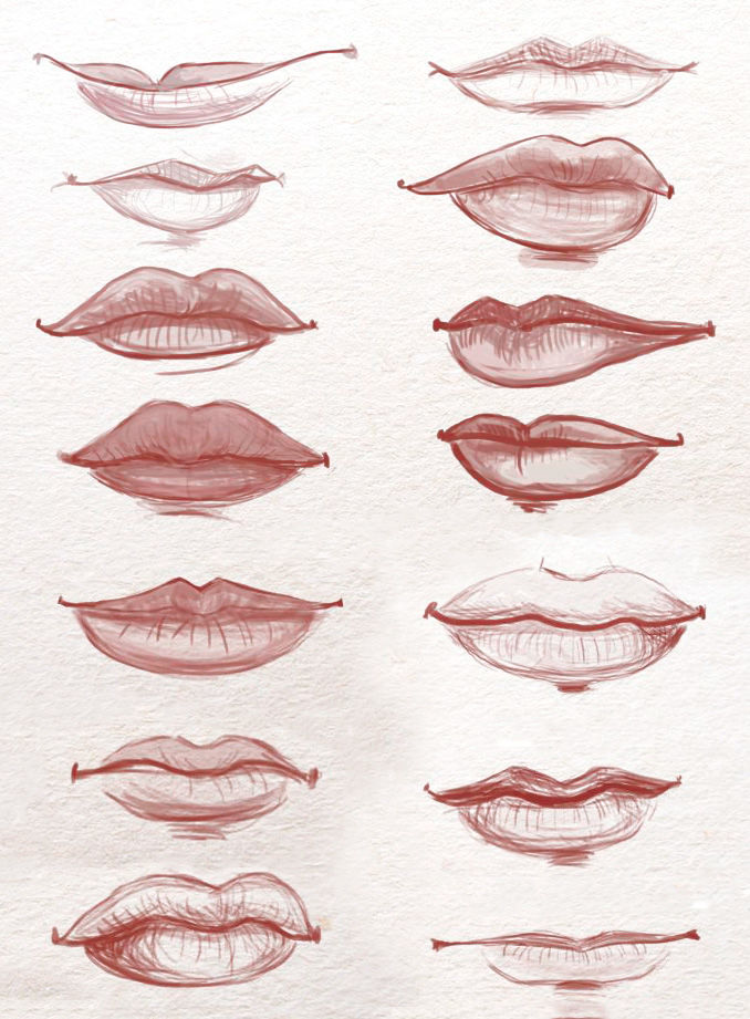 Как нарисовать губы карандашом: поэтапное руководство для начинающих