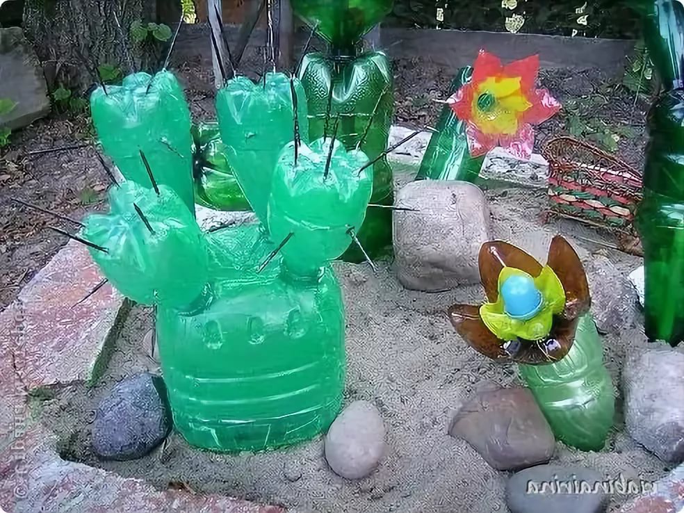 Поделки из бутылок картинки