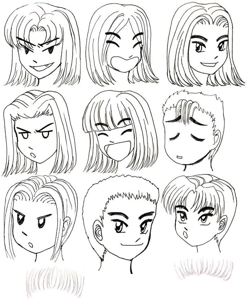 Как нарисовать аниме карандашом поэтапно? как нарисовать аниме девушку :: syl.ru