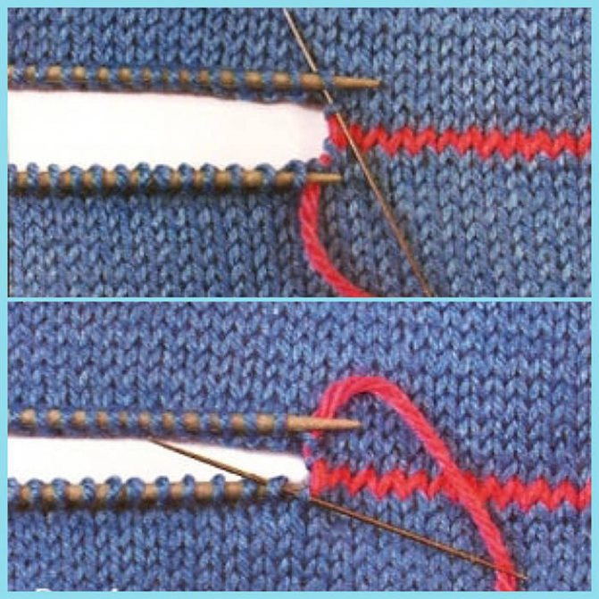 Трикотажный шов (вязание, схемы, фото и видео) - irena handmade