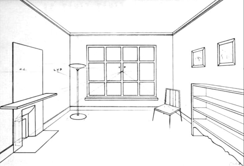 Рисунок дизайн комнаты. как нарисовать комнату с мебелью карандашом поэтапно: мастер-классы для начинающих