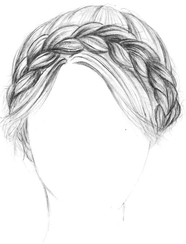 Как легко нарисовать косичку косу - youloveit.ru