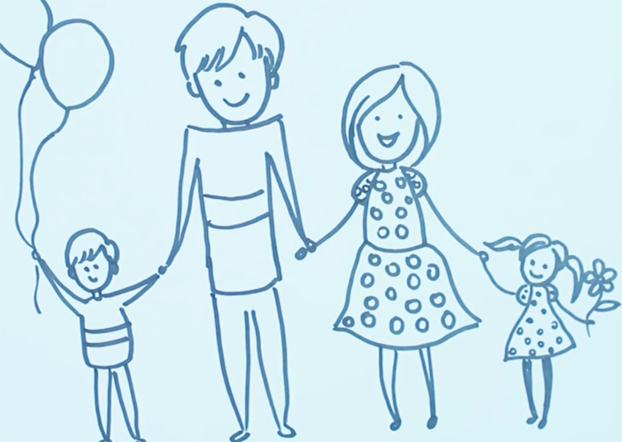Как нарисовать для папы рисунок карандашом. поэтапное видео по мастер-классу рисования семьи с мамой, папой и дочкой