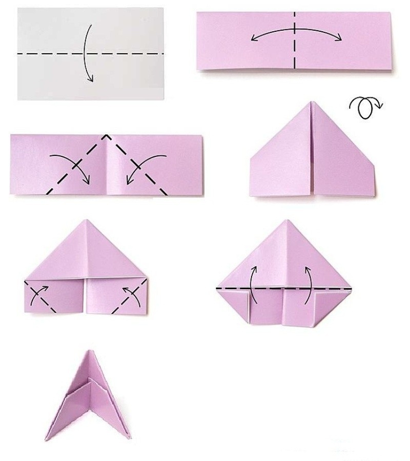 Открытка с элементами оригами (платье) и квиллинга | страна мастеров