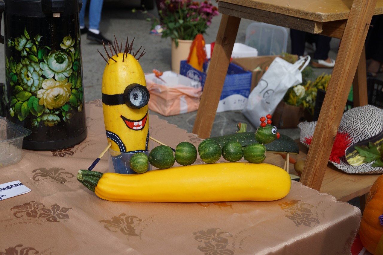 Поделки из овощей и фруктов своими руками для выставки в детском саду и школе
