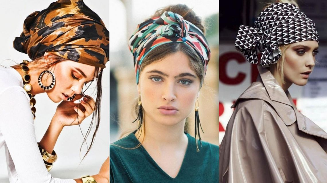 Как можно завязать шарф на голове – лучшие способы