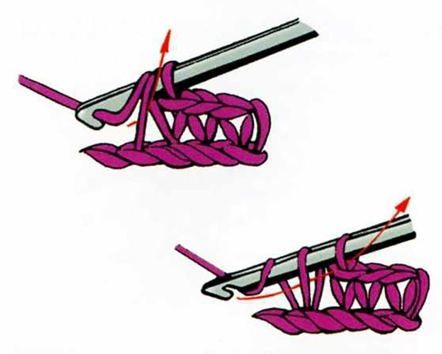 Как связать резинку крючком?  резинка крючком: схемы и описание. резинка крючком — видео