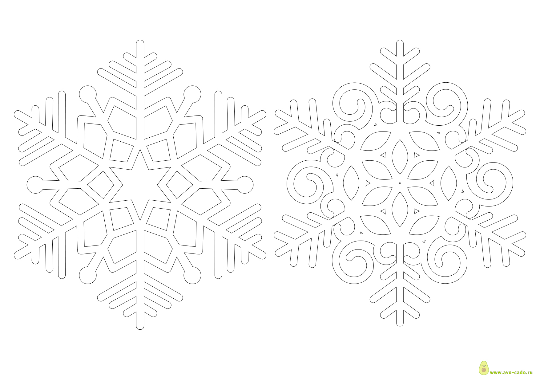 Красивые снежинки из бумаги – схемы и шаблоны для вырезания снежинок своими руками