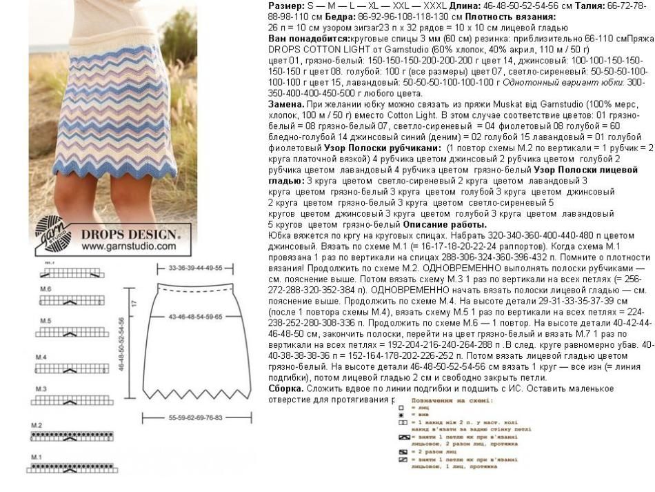 Вязание юбки своими руками - инструкция с описанием и схемами (фото + видео)