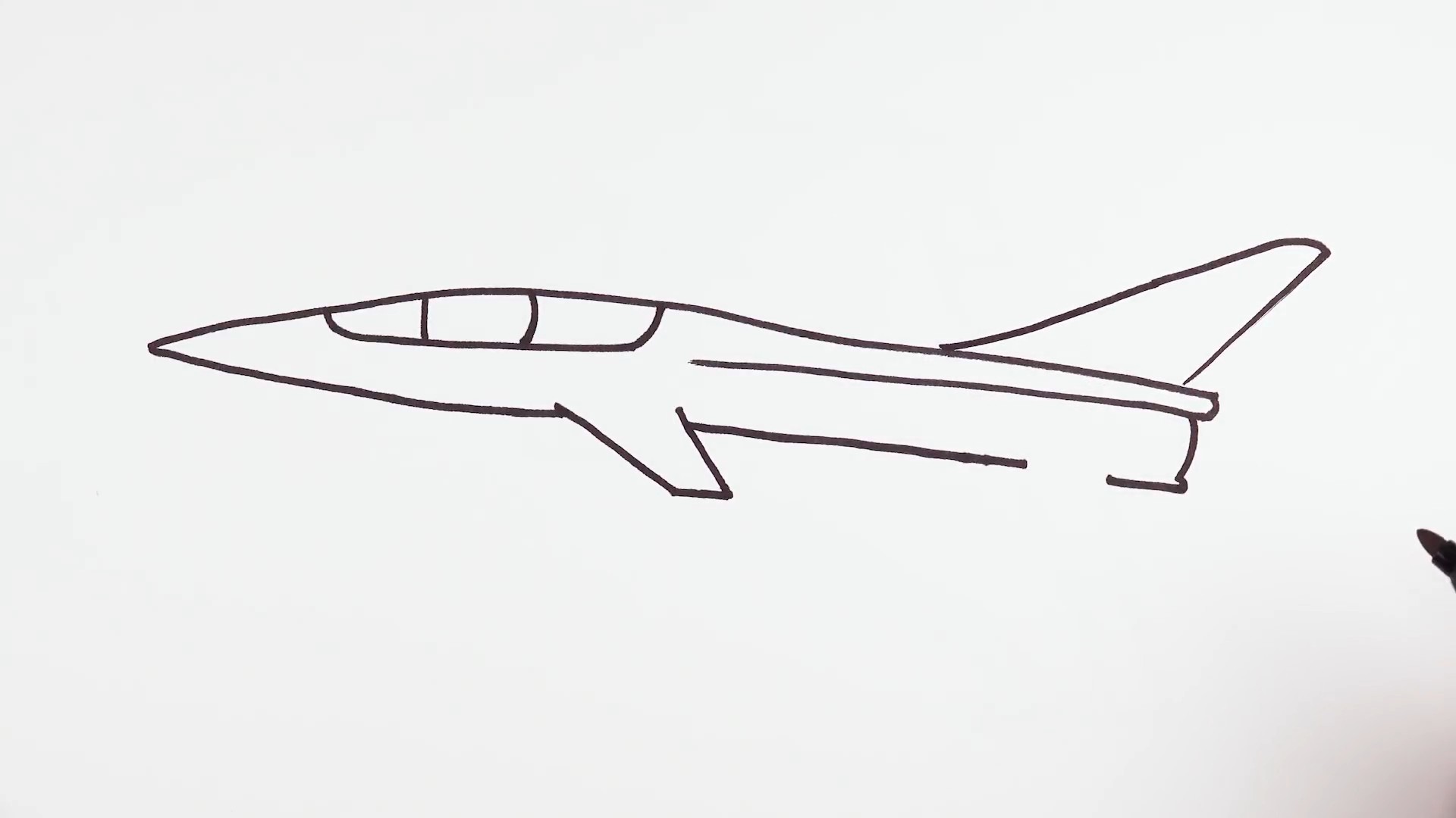 Как нарисовать самолет карандашом поэтапно для начинающих легко