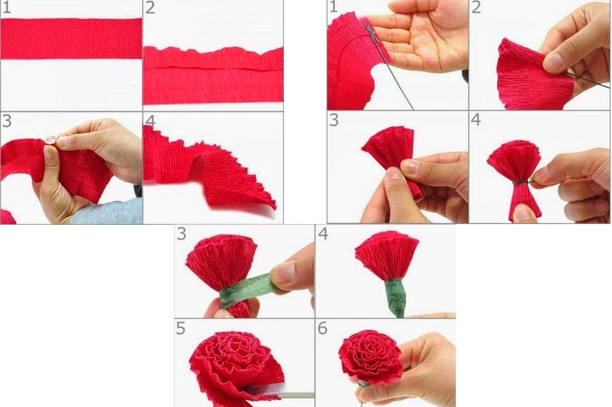 Как сделать цветы из салфеток своими руками пошаговая инструкция