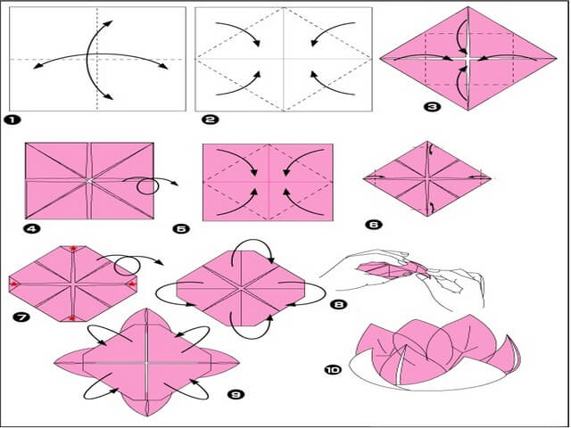 Модульное оригами: животные – схемы сборки