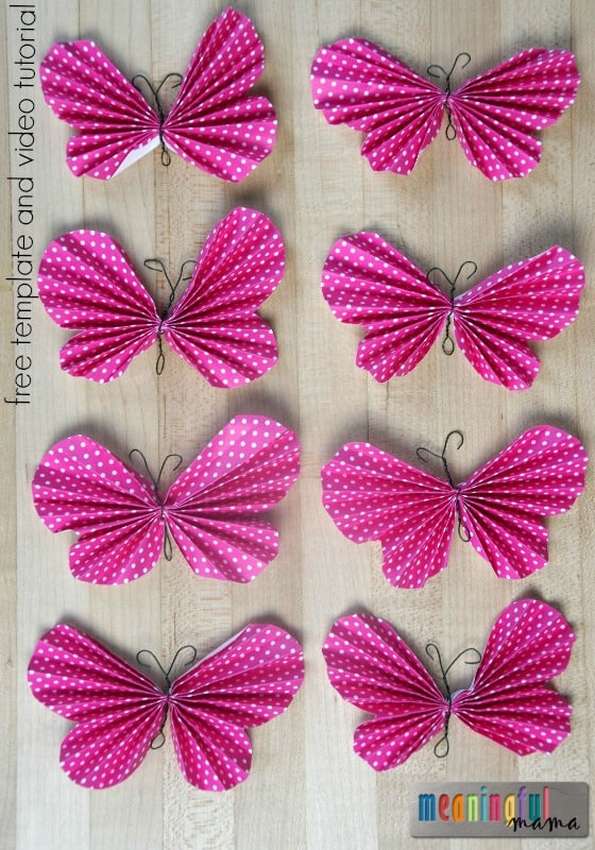 Поделка бабочка: как сделать красивую поделку своими руками из подручных материалов