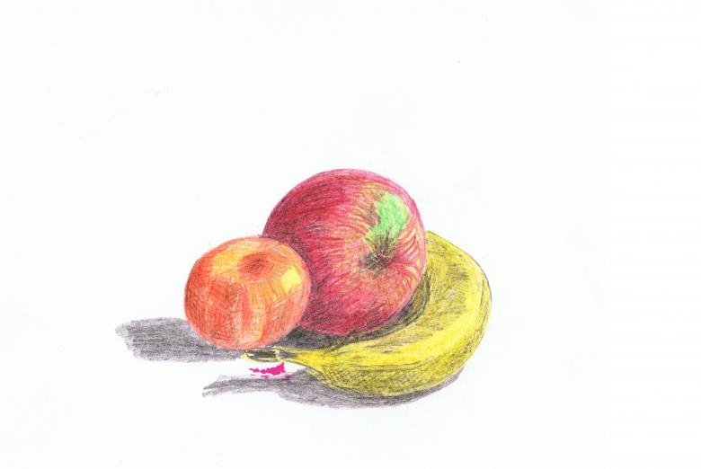 Как рисуется яблоко поэтапно для начинающих карандашом
