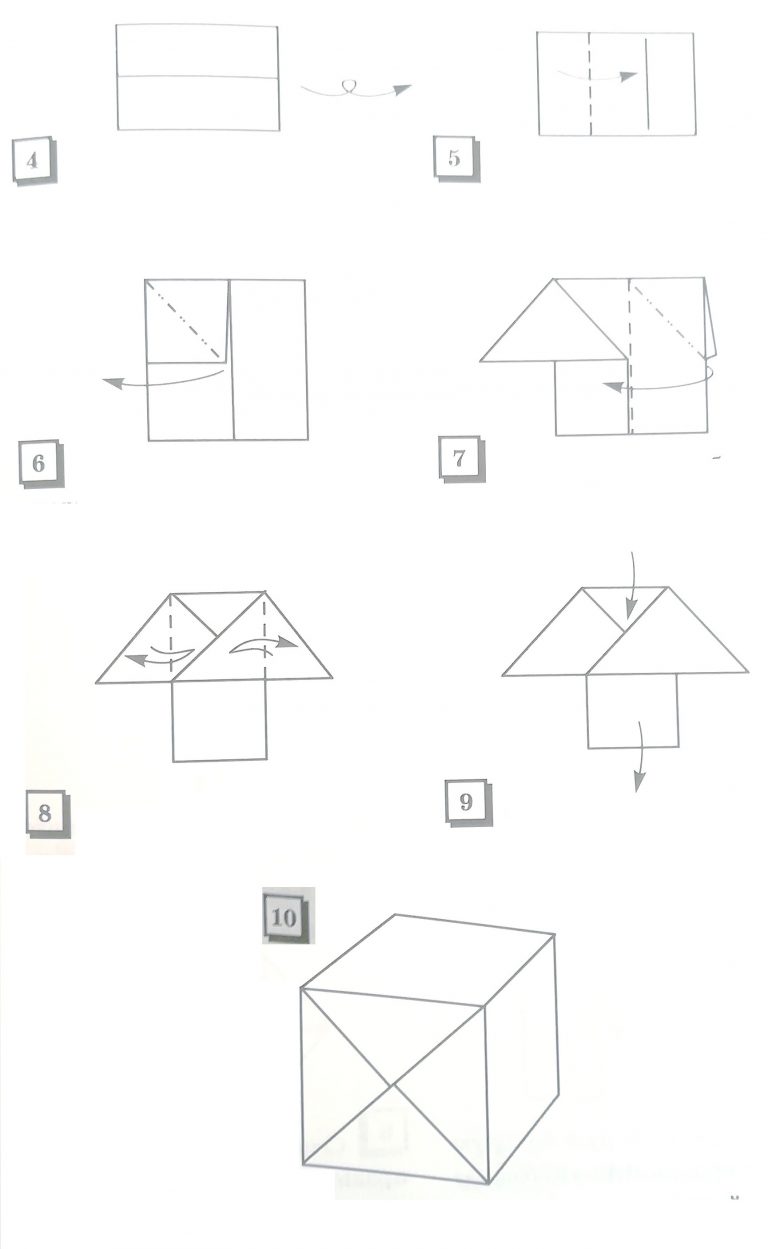 Простые схемы оригами для дизайнеров | дизайн в жизни