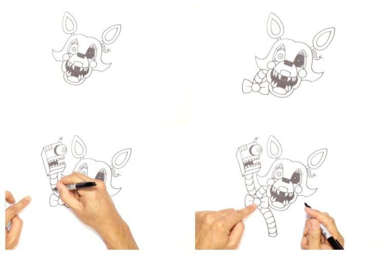 Как нарисовать фнаф поэтапно карандашом (54 фото) - легкие мастер-классы для начинающих