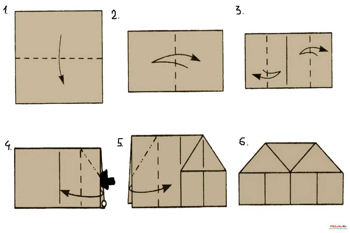 ᐉ оригами из бумаги для начинающих домик. как сделать домик оригами ✅ igrad.su