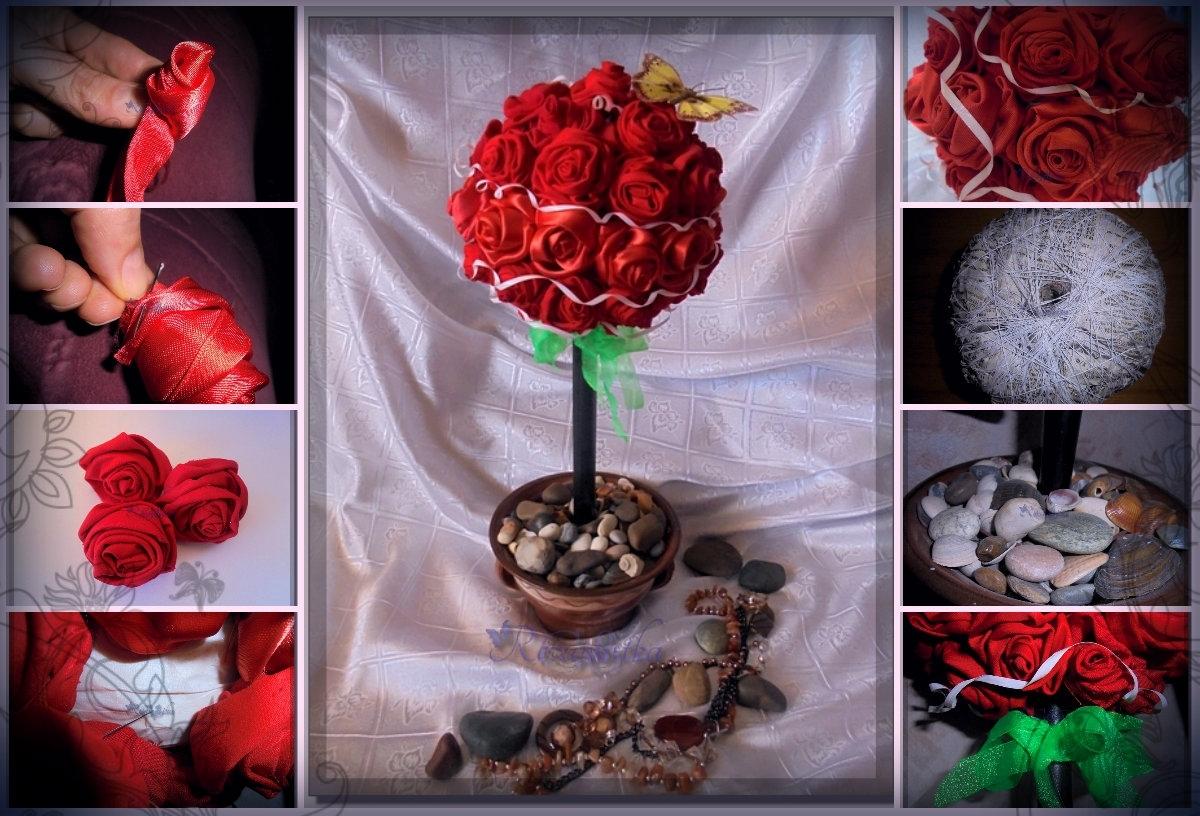 Цветы из лент своими руками – лучшие схемы, методы и секреты изготовления цветов из лент (70 фото)