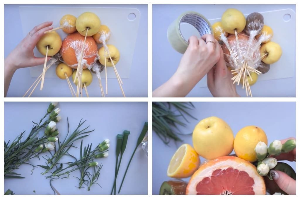 Поделки из овощей и фруктов (160 фото) - коробочка идей и мастер-классов