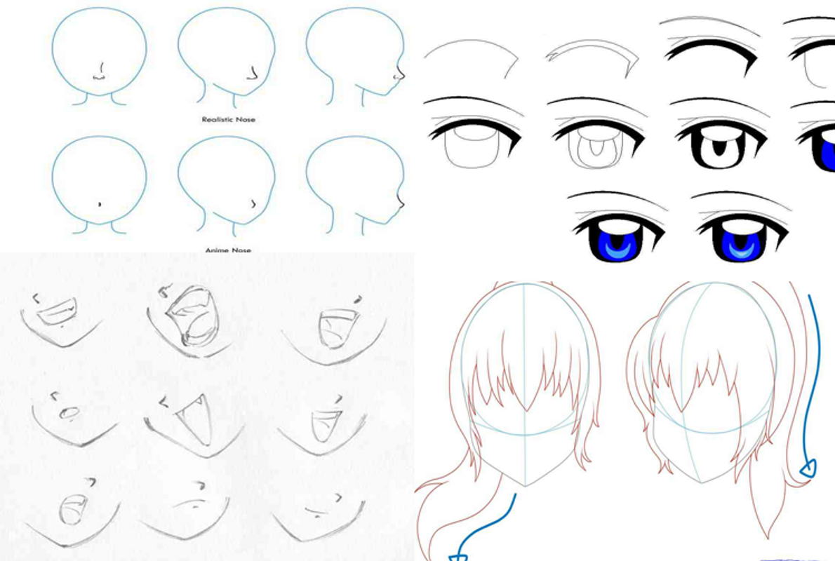 Как нарисовать аниме девушку поэтапно карандашом. топ вариантов для начинающих