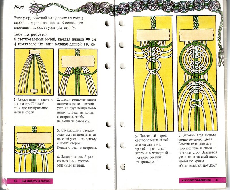 Плетение фенечек из ниток мулине для начинающих с фото и видео