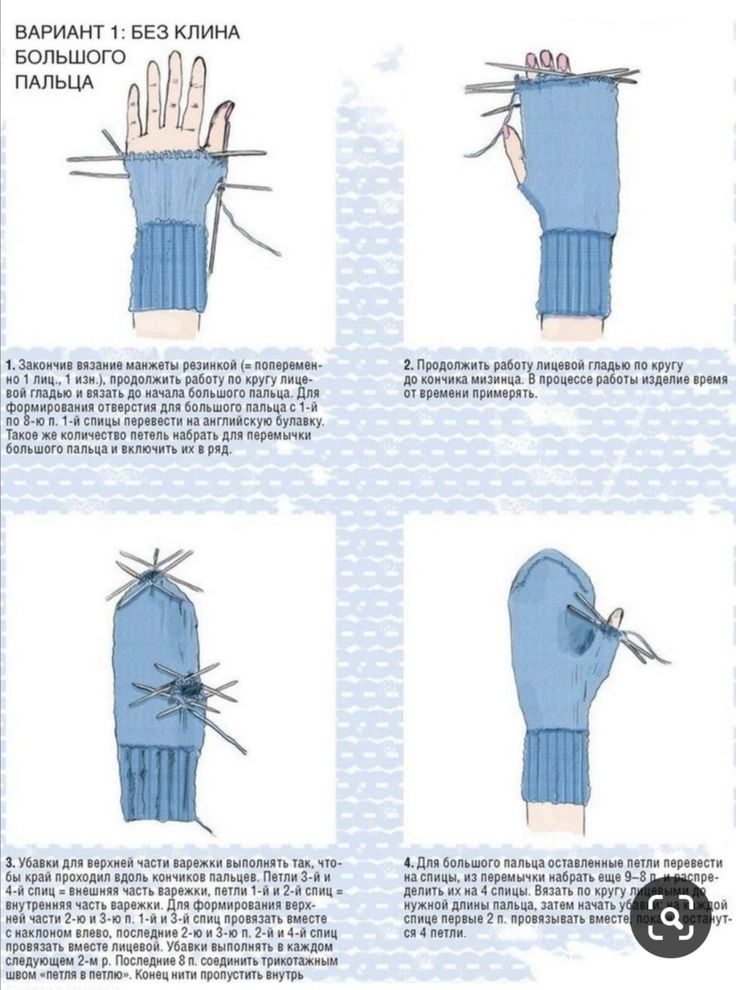 Вяжем детские варежки спицами, 25 схем и описаний с видеоуроками, вязание для детей