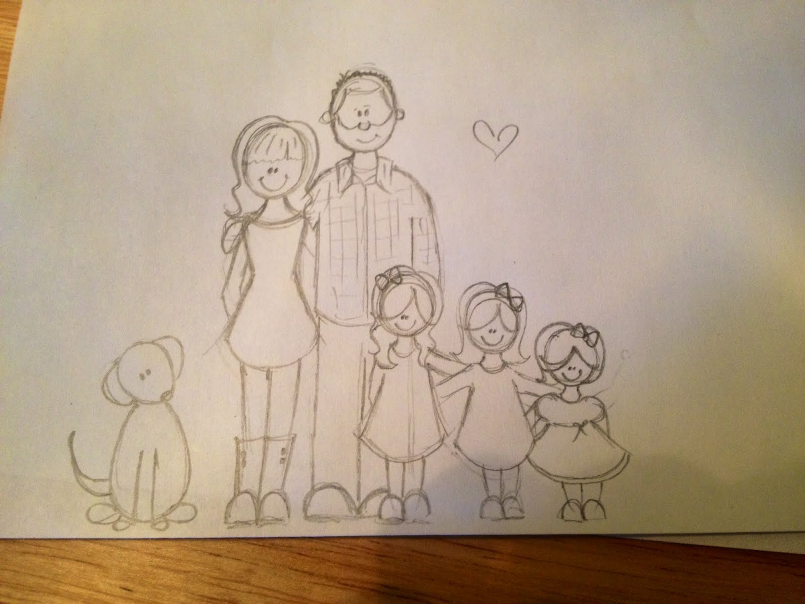 Как нарисовать свою семью карандашом поэтапно для начинающих и детей? как нарисовать семью из 3, 4, 5 человек?
