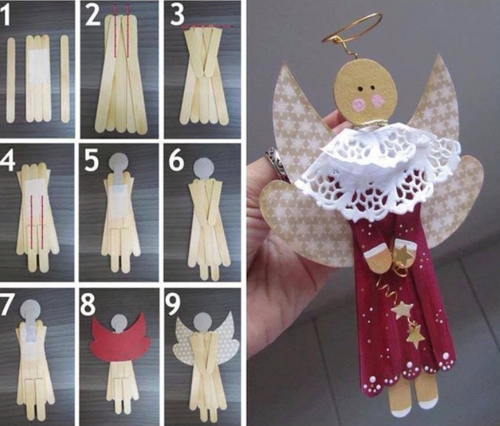 Как сделать куклу-ангелочка на новый год своими руками: мастер-классы