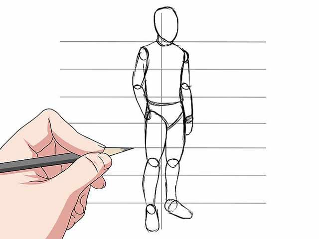 Как нарисовать человека поэтапно карандашом для начинающих