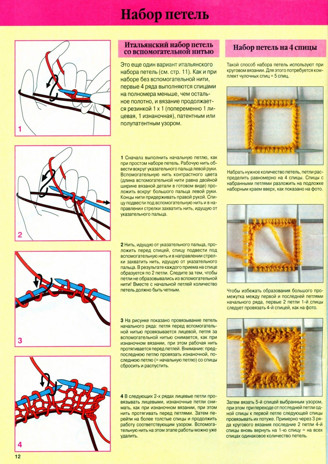 Резинка 1х1 спицами – пошаговая инструкция классическими петлями с фото и видео