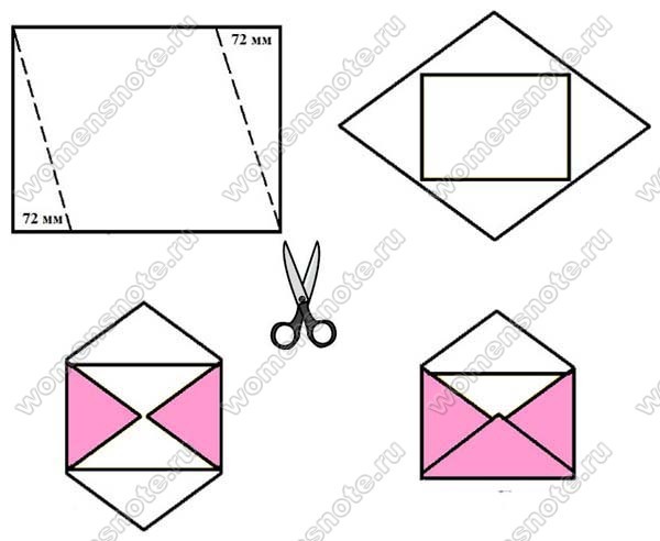 Как сделать конверт из бумаги? 6 идей с фото и пошговой инструкцией