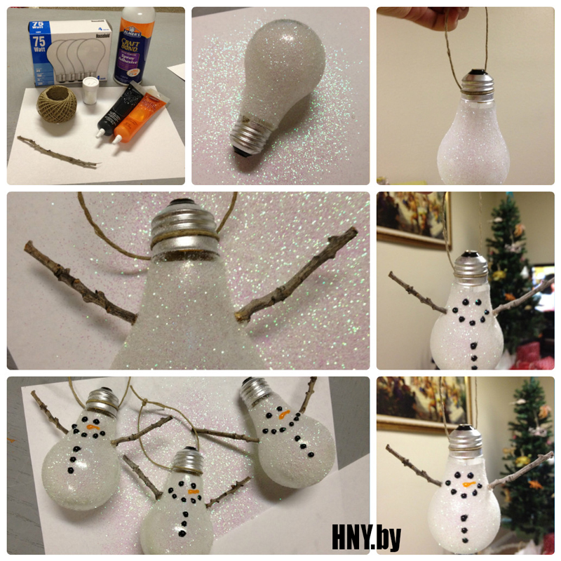 Поделки из лампочек: декоративные и полезные поделки своими руками до нового года, для детей, украшения декора дома