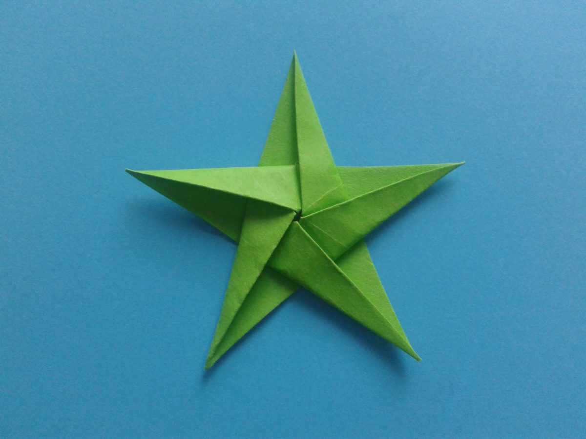 Пятиконечная звезда оригами - рукоделие и игрушки - сайт о лизунах и слаймах