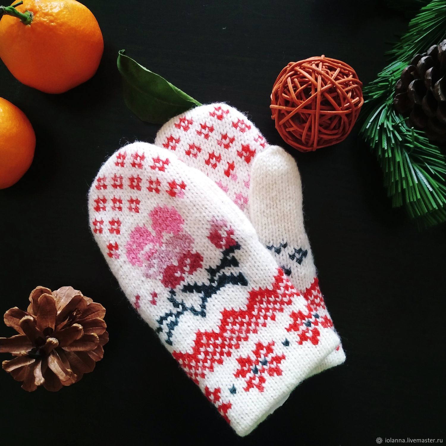 Вышивка на варежках: схемы для вязанных рукавичек. зимние узоры и техника вышивания на варежках скачать схему вышивку новогодние рукавички