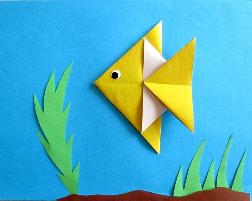 Как сделать рыбку оригами. пошаговые инструкции + 300 фото