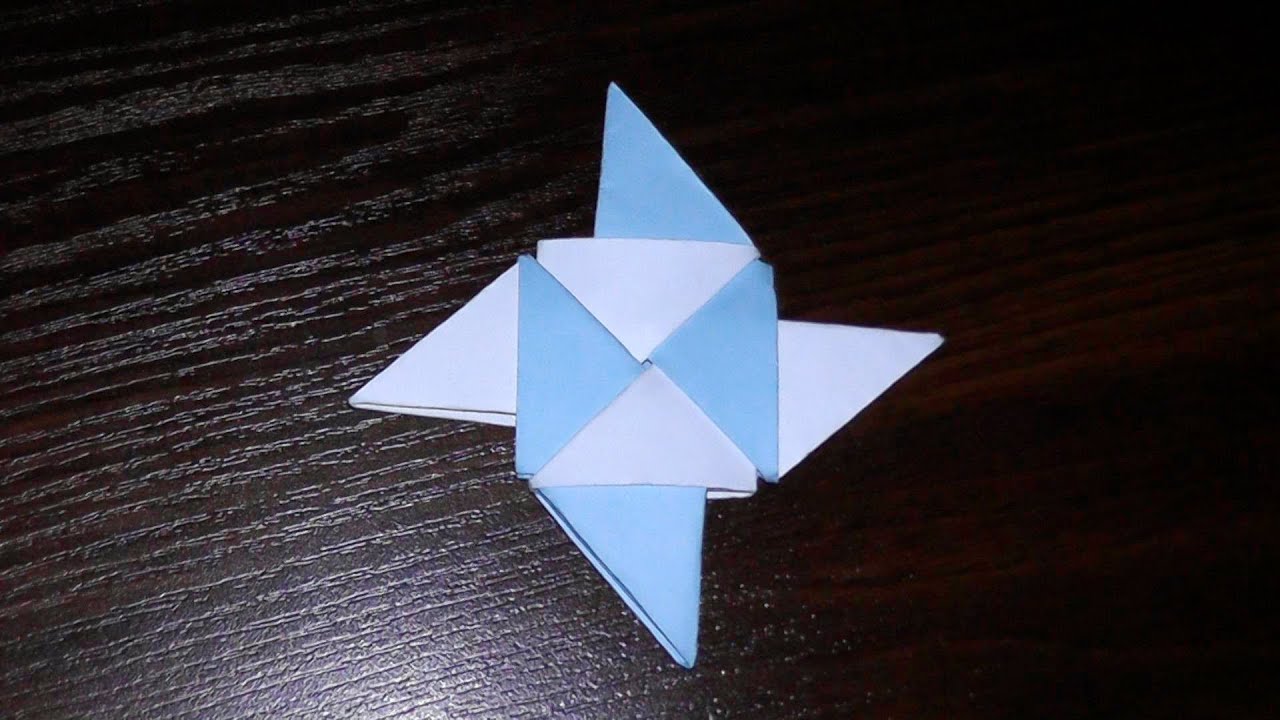 Оригами сюрикен — как сделать оригинальную игрушечную звездочку ниндзя