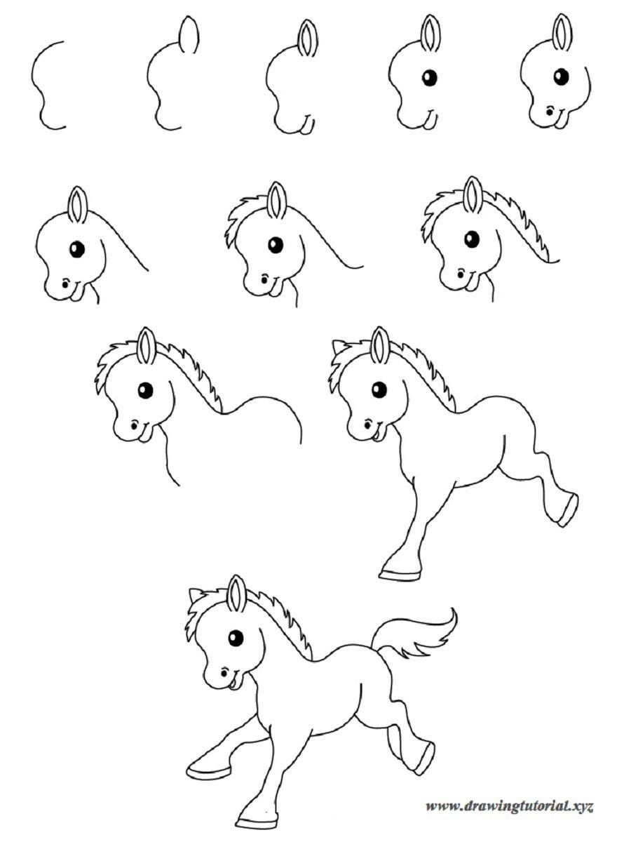 Как нарисовать единорога - простые способы и основные этапы создания рисунка (140 фото + видео)