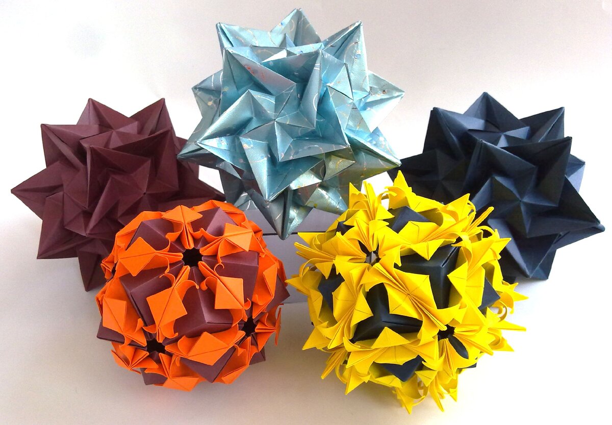 Сборка оригами кусудамы для начинающих пошагово. кусудама: сделай своими руками шар здоровья из бумаги. модульное оригами шар