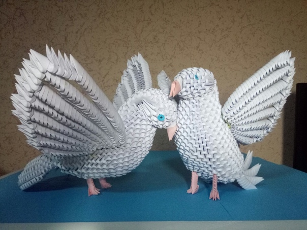 Как сделать из бумаги голубей? самые интересные способы изготовления бумажных голубей