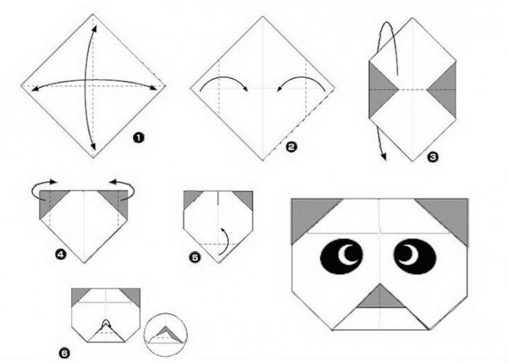 Оригами инструкция в картинках для начинающих