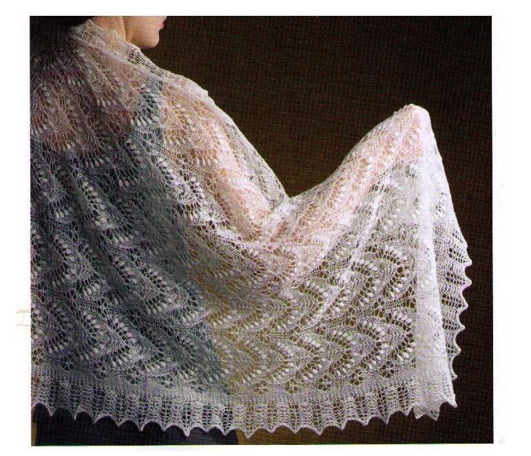 Палантин спицами из мохера: схемы и описание - поэтапное вязание шарфа-палантина из мохера